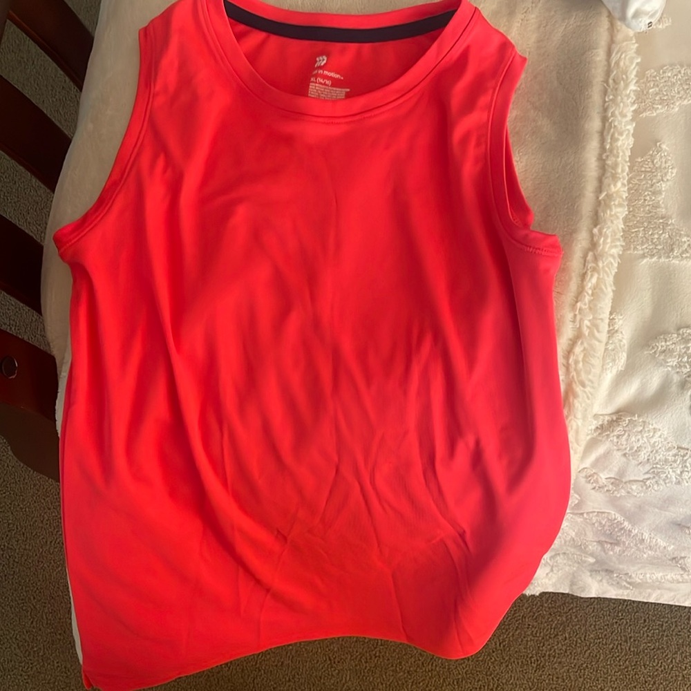 Neon Orange All in Motion Workout shirt